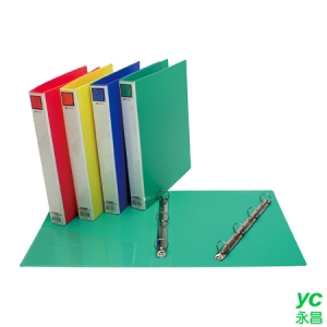 【自強文具】A4 1吋圓型四孔夾 12入 / 箱 PP514