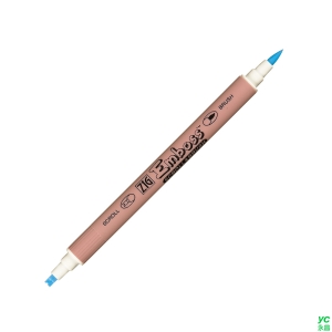 Kuretake 日本吳竹 ZIG 雙頭浮雕筆 筆刷/雙線頭 / 支 TC-5100
