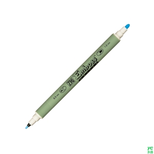 Kuretake 日本吳竹 ZIG 雙頭浮雕筆 圓頭0.5mm/1.2mm / 支 TC-6800