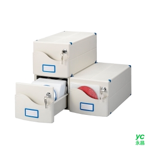 FLYING 雙鶖  組合式 200片裝 CD整理盒 (附鎖) /個 CDB200B