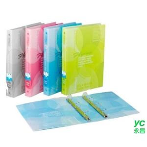 FLYING 雙鶖 同心圓1" 圓型四孔夾 12入/箱 顏色隨機出貨 HP5410