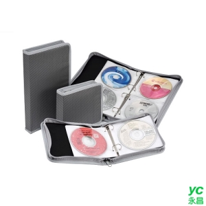 FLYING 雙鶖 鑽石紋24片活頁式 CD拉鍊包 /個 CD-5924