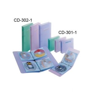 FLYING 雙鶖 果凍色 二孔CD保存夾 /個 (顏色隨機出貨) CD-301-1