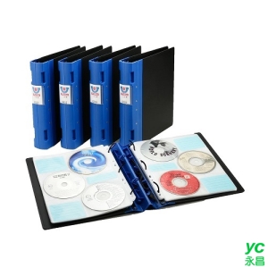 FLYING 雙鶖 瑞典CD保存夾 120片 黑色 /個 CD-5120