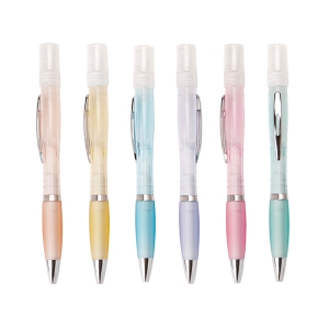 TEMPO 節奏 隨身防疫 酒精噴霧筆 中油筆 顏色隨機出貨 0.7mm /支 SP-25