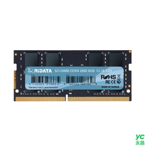 RIDATA 錸德 8GB DDR4 2666/SO-DIMM 筆記型電腦記憶體 /個 4719303976634