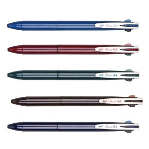 SKB 文明 復古2色按動中性筆 0.5mm 單色12支 /盒 G-3501