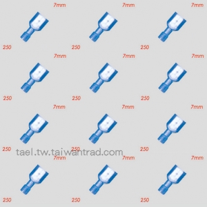 N01 壓著端子(絕緣透明母插)規格=FDFN1-250(母)