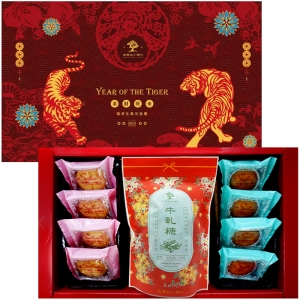 大黑松小倆口年禮-求財旺來B式禮盒 (奶蛋素) (單入)