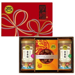 黑橋牌-素食敦情禮盒B[純素] (可i郵箱取貨/含運)【牛轉乾坤郵好禮】