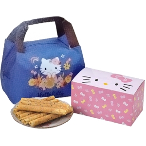 HELLO KITTY 芝麻蛋捲-花漾禮盒(單盒)