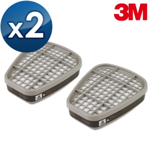 【醫碩科技】3M 6005甲醛有機蒸氣濾毒罐 2入 甲醛/福馬林等有機蒸氣 適用3M 6200/6800防毒口罩