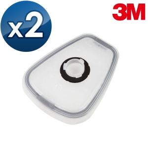 【醫碩科技】3M 502濾蓋 2入 需搭配3M防毒口罩及2000系列濾棉