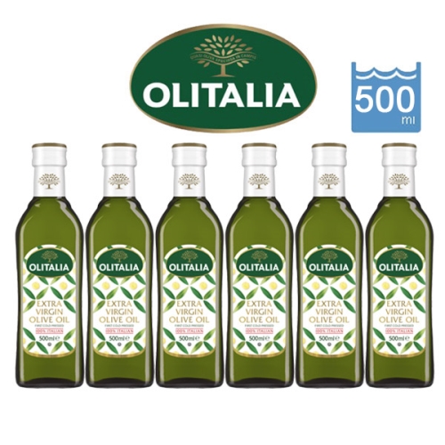 【Olitalia奧利塔】特級冷壓橄欖油500mlx6瓶(3禮盒)