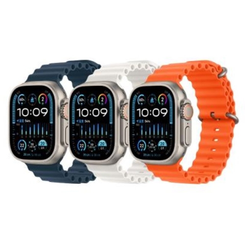 Apple Watch Ultra 2 GPS LTE 49mm 鈦金屬錶殼＋海洋錶帶 _ 台灣公司貨 ＋ 贈二 Apple Watch Ultra 2 GPS LTE 49mm 鈦金屬錶殼＋海洋錶帶 _ 台灣公司貨 (藍色)