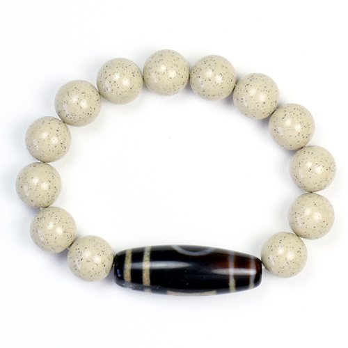 瀧乃小石の舖】 天珠系列12mm負離子天珠手環(1701-S12B) - 瀧乃小石の