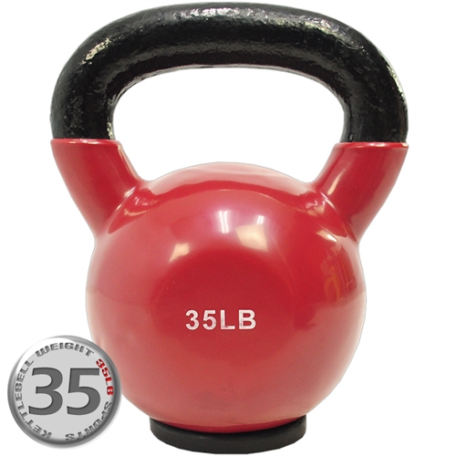 KettleBell包膠35磅壺鈴 C113-2035 (實心鑄鐵+橡膠底座)浸膠35LB拉環啞鈴.15.8KG搖擺鈴.15.8公斤舉重量訓練.運動健身器材.推薦.哪裡買