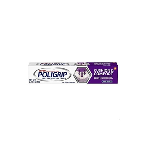【POLIGRIP】假牙黏著劑-舒適護齦(2.2oz/62g)紫色 2.2oz/62g