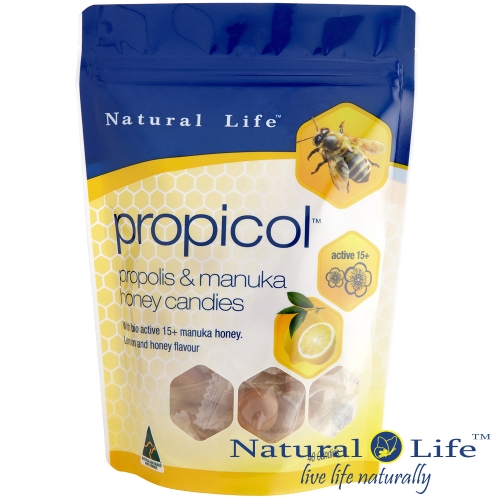 澳洲Natural Life活性麥蘆卡蜂蜜蜂膠潤喉糖(40顆) 40顆