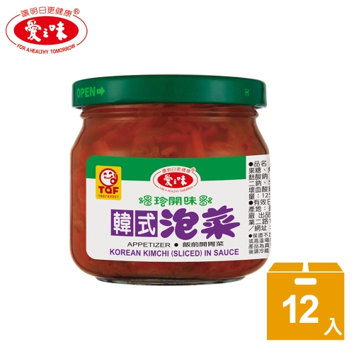 【愛之味】韓式泡菜190g(12入/組) 190g 12入