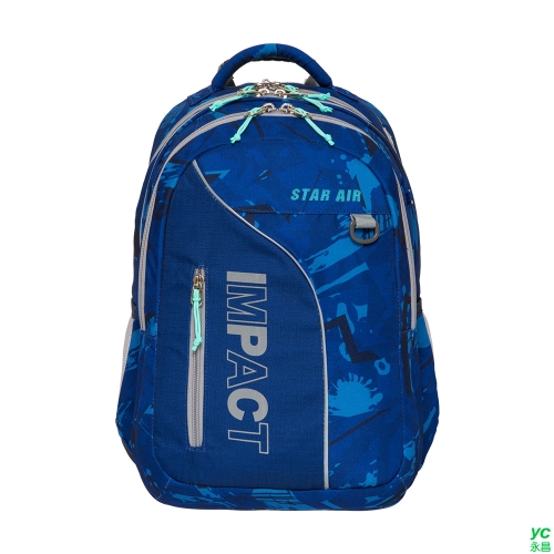 【IMPACT】怡寶 STARAIR系列成長型護脊書包-深藍 /個 IM00303NY 深藍