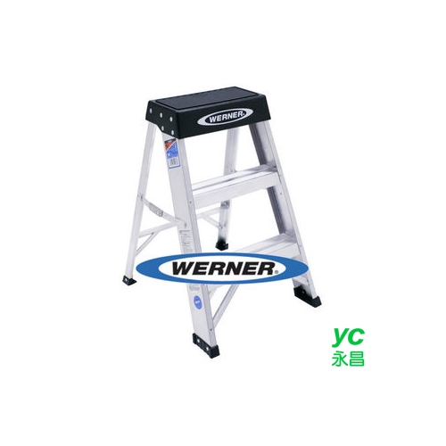 美國 Werner 穩耐 安全鋁梯 150B 鋁合金梯凳 維修保養梯 /組 (出貨後即無法退換貨，請下單確認好尺寸規格) 150B