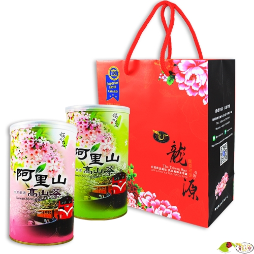 龍源茶品】冬茶鮮摘-阿里山輕焙火無毒極品烏龍茶葉6罐組(150g/罐)-共